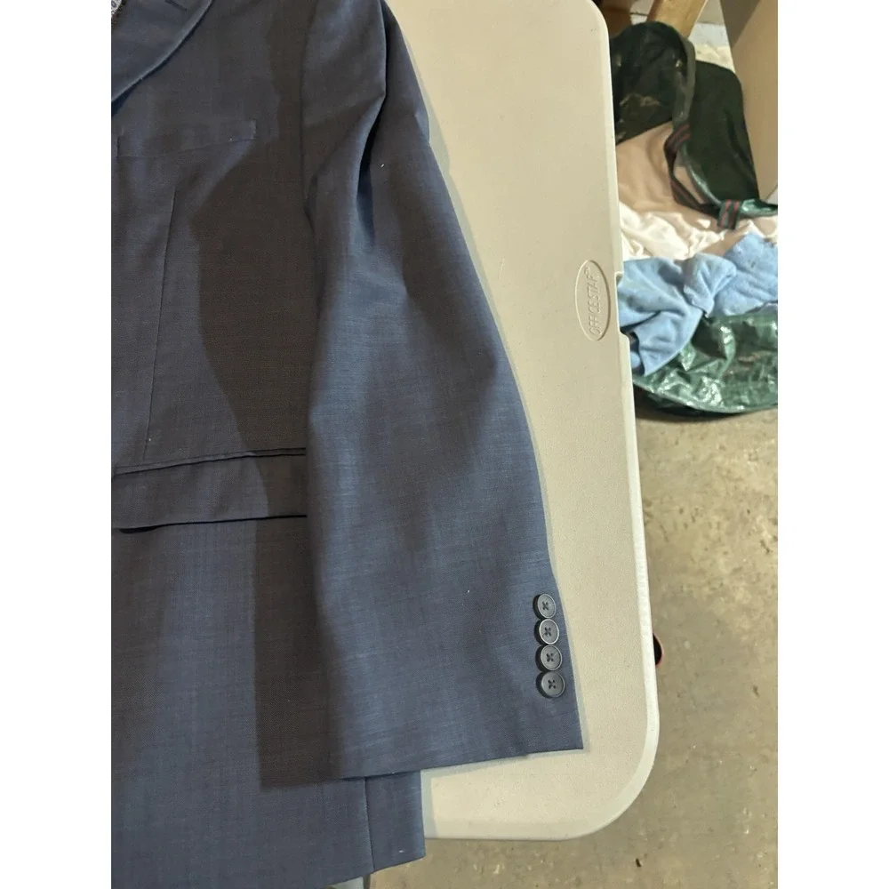ORIGINAL PENGUIN Munsingwear Size 46R Wool‎ Blend Sport Jacket Coat Blazer Blue